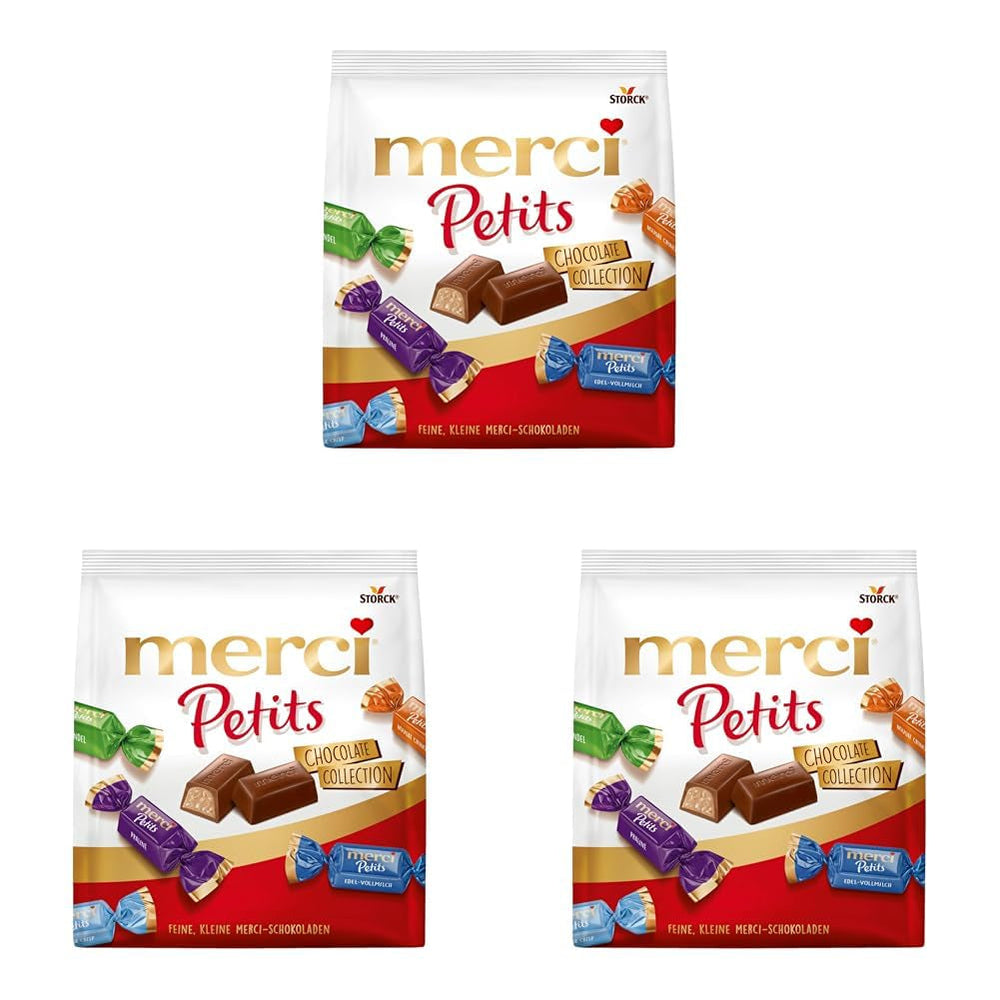 Merci Petits Chocolate Collection - Mix de specialități de ciocolată Bomboane de Ciocolata Naty Shop 3 X 200G Chocolate Collection
