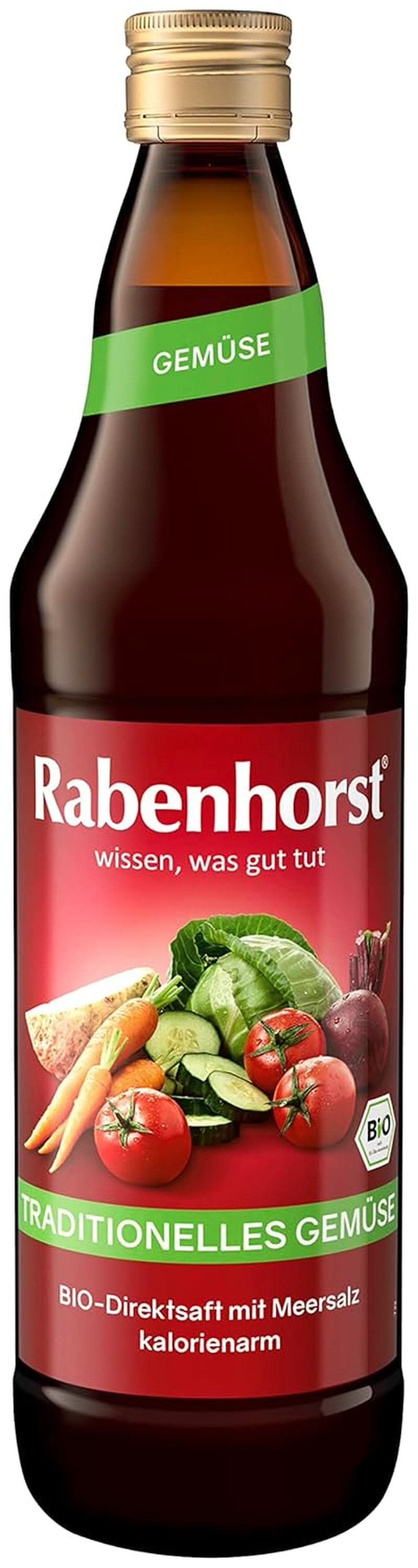 RABENHORST (6 X 700ml) - Zumo vegetal de alta calidad procedente de diversas verduras Bebidas sin alcohol Naty Shop