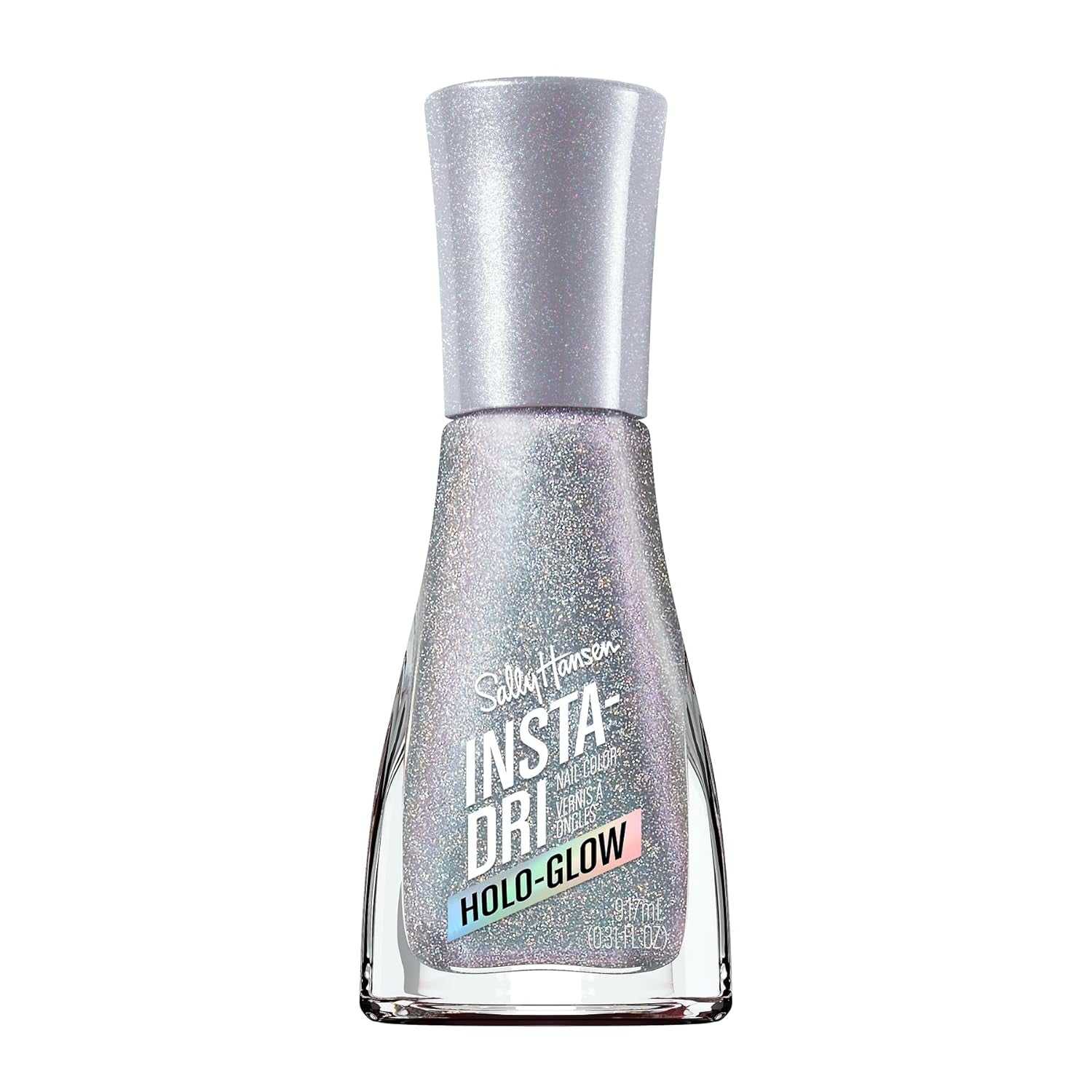 Insta-Dri Holo-Glow, esmalte de uñas eufórico, fácil de usar, duradero, hermosos colores, fácil de aplicar en las uñas, sin astillas, 19 ml