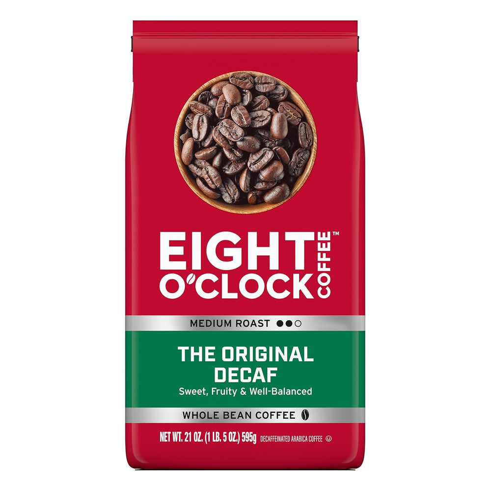Coffee The Original Decaf, 600 ml (1 Stück) Medium Roast Whole Bean Decaffeinated Coffeinated Coffee, 100% Arabica