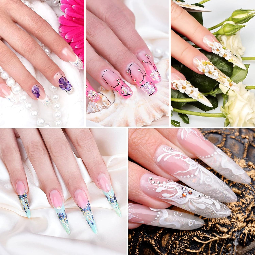 Lipici pentru unghii pentru vârfuri, BOLASEN Lipici pentru unghii extra puternic, 4 bucăți de lipici pentru unghii crăpate, Lipici pentru unghii, Lipici pentru unghii artificiale extra puternic, Lipici pentru unghii - 4 * 7 ml