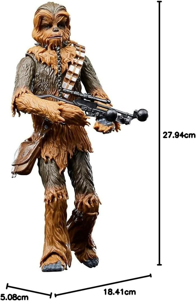 Star Wars Seria Neagră Chewbacca, Figura de acțiune Întoarcerea cavalerului Jedi, 15 cm Action figures Naty Shop