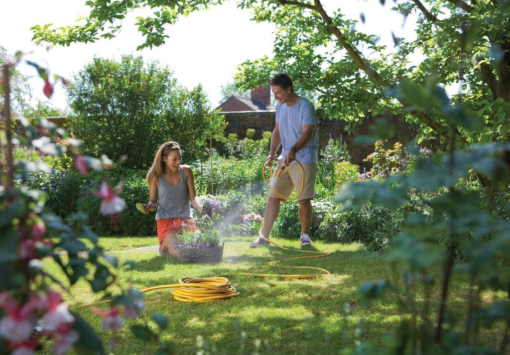 HOZELOCK - Furtun Tricoflex Ultraflex Ø 12,5 mm (1/2") 20 M: Furtun flexibil de grădină, rezistent la intemperii, la răsucire și îndoire, fabricat din 40% PVC reciclat [117002], galben