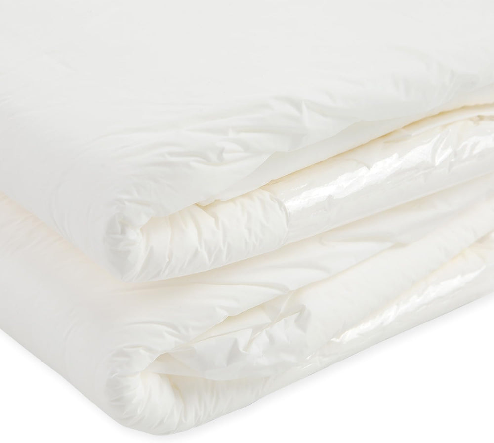 CutiePlusU Pañales para Adultos, Paquete de 10 Bragas Desechables para Incontinencia con Lazos para Mujeres y Hombres, Máxima Absorbencia Durante la Noche - Blanco (Tamaño Mediano 71-96cm)