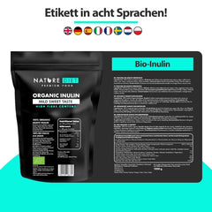 Nature Diet - Bio-Inulina 1 Kg | Aus Agave | Natürliches Präbiotikum Edulcorantes Naty Shop