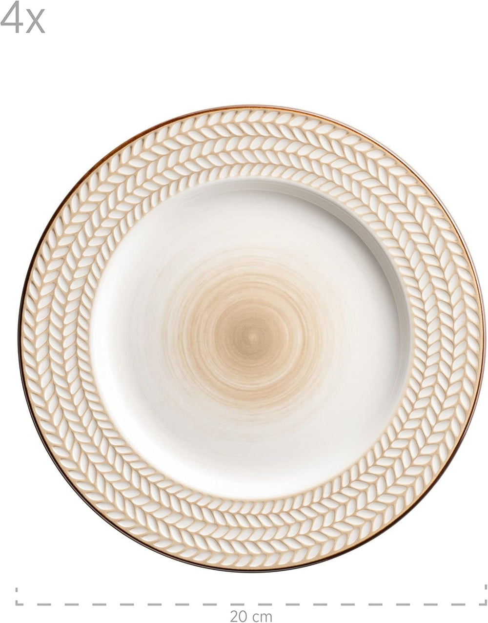 MÄSER 931941 Seria Prospero, serviciu de cafea modern din 12 piese (4 persoane) în stil vintage Seturi vesela masa Naty Shop