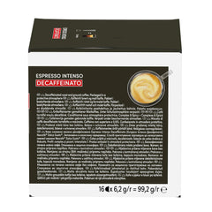 Nescafé Dolce Gusto Cafe Dolce Gusto Espresso Intenso Desc. | Nestle Pack 3 Kisten Mit 18 Kapseln,Die Jeweils 16 Einheit(3er Pack)