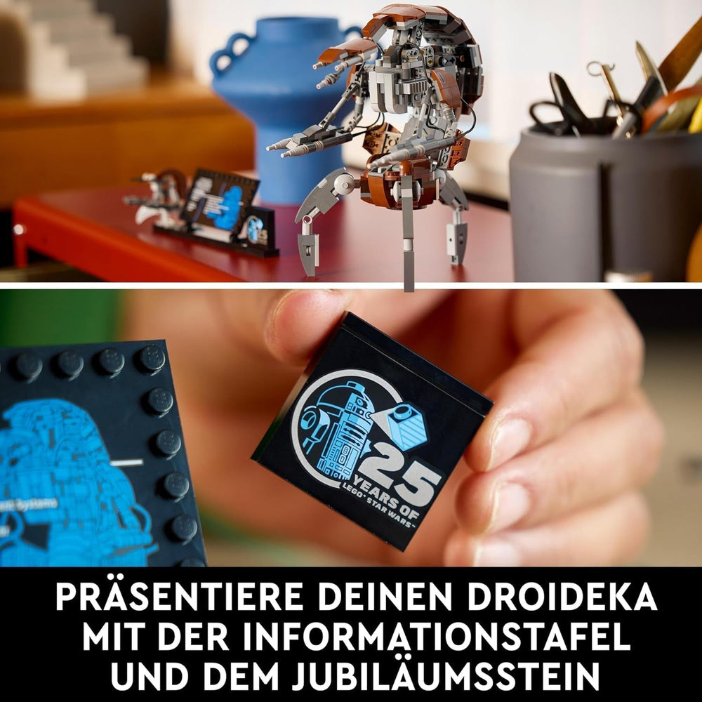 LEGO Star Wars Droideka Set, kit de modelo de droide para adultos, decoración de escritorio, coleccionable, idea de regalo para hombres y mujeres 75381 Juegos de construcción Besuche den LEGO-Store