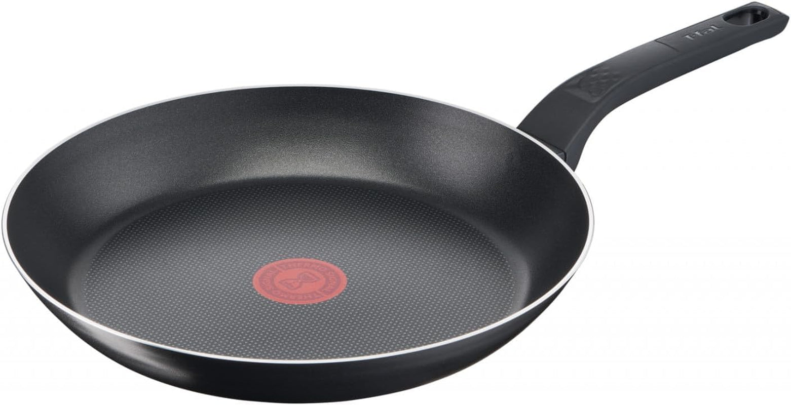 Tefal Easy Cook & Clean, Recubrimiento Antiadherente, Indicador de Temperatura, No Recomendado para Inducción Ollas y Sartenes Naty Shop Juego de Sartenes 24/28 Cm