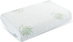 Maximex visco pernă de sprijin pentru gât, Pernă de sprijin respirabilă cu umplutură din spumă ergonomică, Pernă de sprijin pentru gât reglabilă pe înălțime și înălțime pentru un somn odihnitor, Cu aloe vera Perne standard Naty Shop Titlu implicit