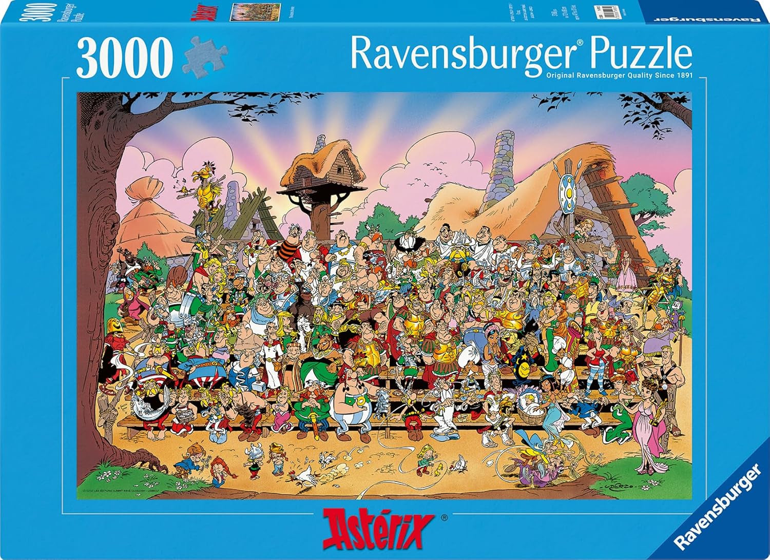 Ravensburger - Puzzle para adultos - Puzzle de 3000 piezas - Universo de Astérix - Adultos y niños a partir de 14 años - Puzzle de alta calidad fabricado en Europa - Personajes de cómic - 14981 Puzzle Naty Shop