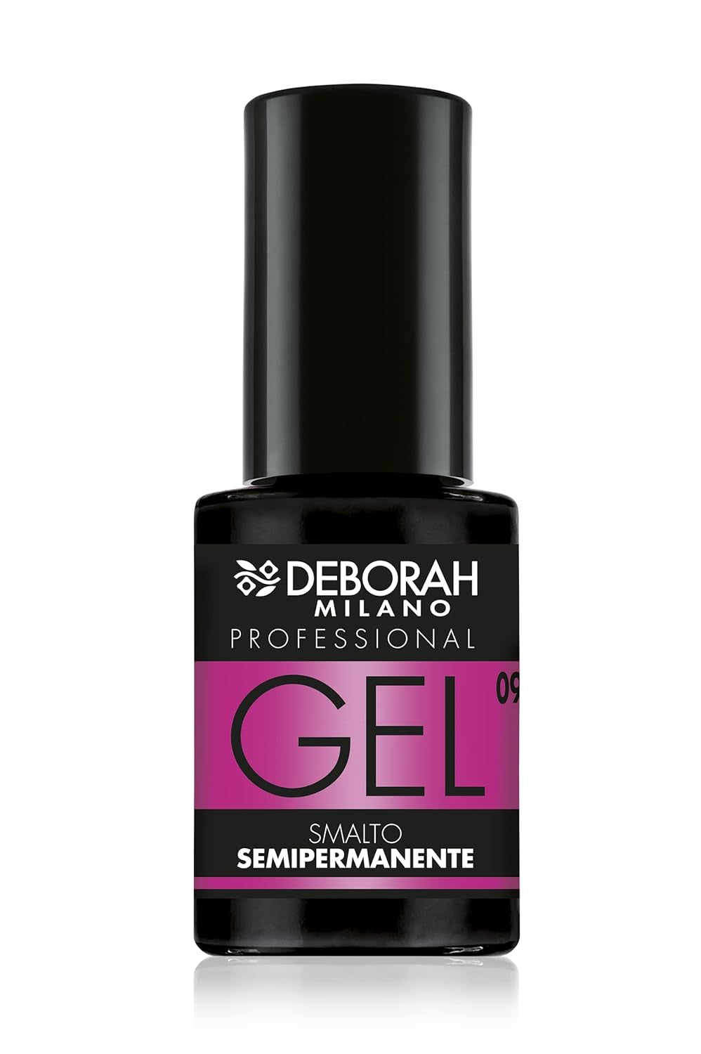 Esmalte de uñas semipermanente Milano Professional, núm. 21 Borgoña, efecto voluminizador, duradero, para uñas intensas y brillantes, 4,5 ml
