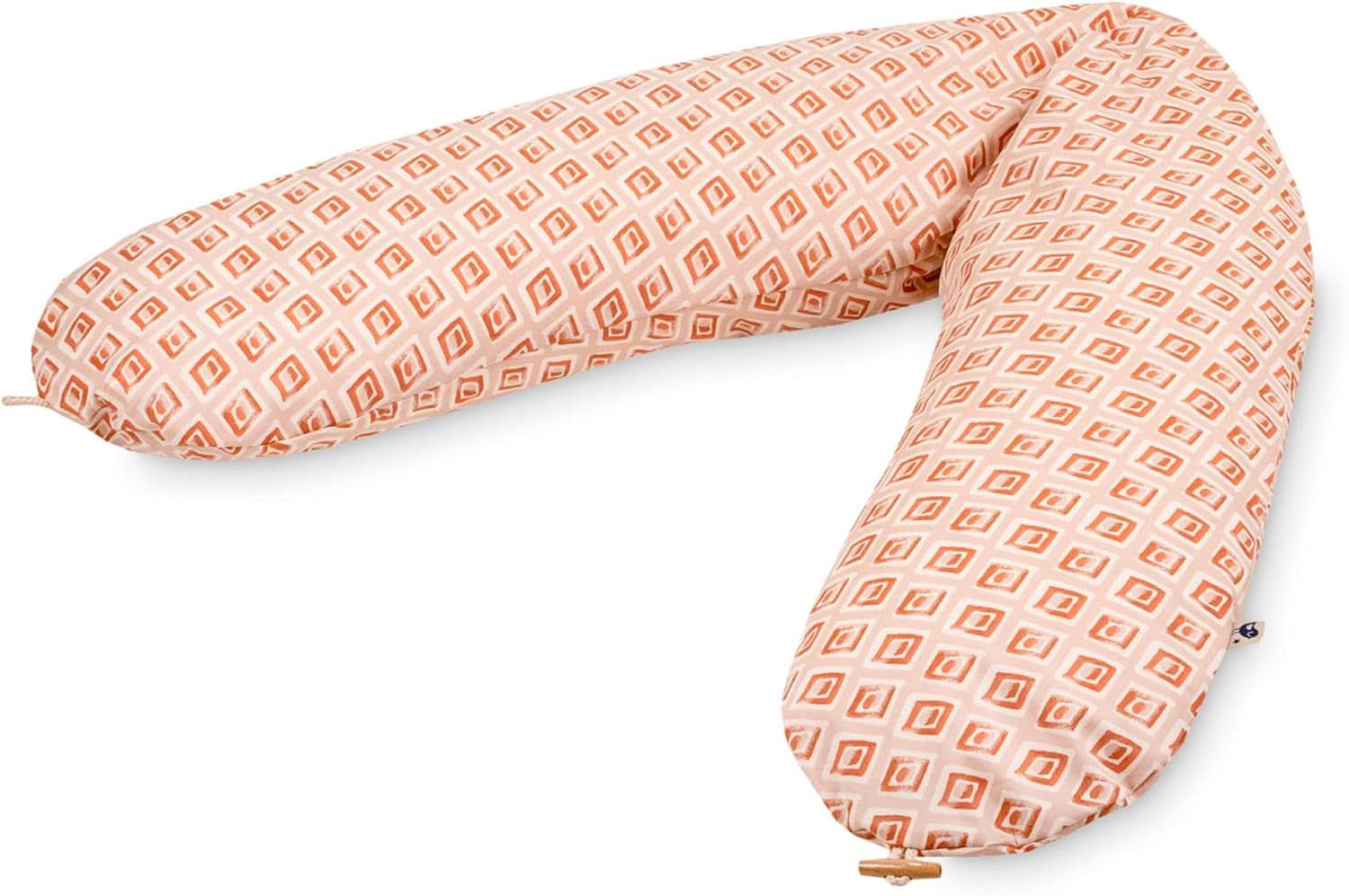 Julius Zöllner Cojín de lactancia ecológico 190 cm, relleno 42 litros Microperlas de Eps, fabricado en Alemania Accesorios Alimentación y Lactancia Baby Naty Shop Raute