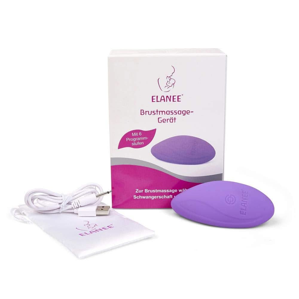 ELANEE Brustmassage-Gerät Für Schwangerschaft Und Stillzeit, Sanfte Massage Der Brust, Lockerung Des Brustgewebes, Anregung Milchfluss (223-00), 1 Stück (1Er Pack) Accesorios Alimentación y Lactancia Bebe Naty Shop
