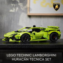 LEGO 42161 Technic Lamborghini Huracán Tecnica Kit de modelo de coche de juguete Set de construcción de coches de carreras para niños niñas Colección de aficionados a los deportes de motor Juegos de construcción de regalo Besuche den LEGO-Store