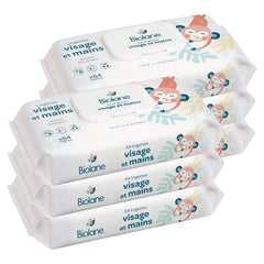 BIOLANE - Toallitas húmedas para bebé para rostro y manos - Hipoalergénicas - Para pieles sensibles Toallitas húmedas para bebé Naty Shop 384 piezas (6 paquetes)