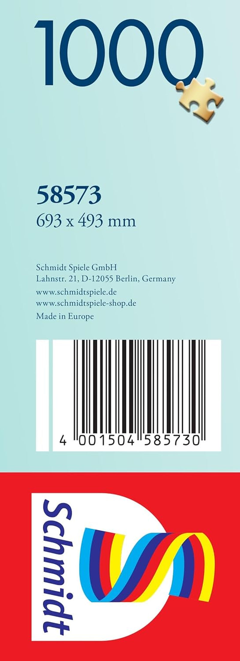 Schmidt Spiele 58573 Jeff Haynie, Mit Dem Wohnwagen Am Meer, puzzle jigsaw 1000 piese Puzzle Naty Shop