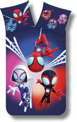 Ropa de Cama Infantil para Niña y Niño Dibujos Animados Ropa de Cama 100% Algodón - Kids Naty Shop Spidey