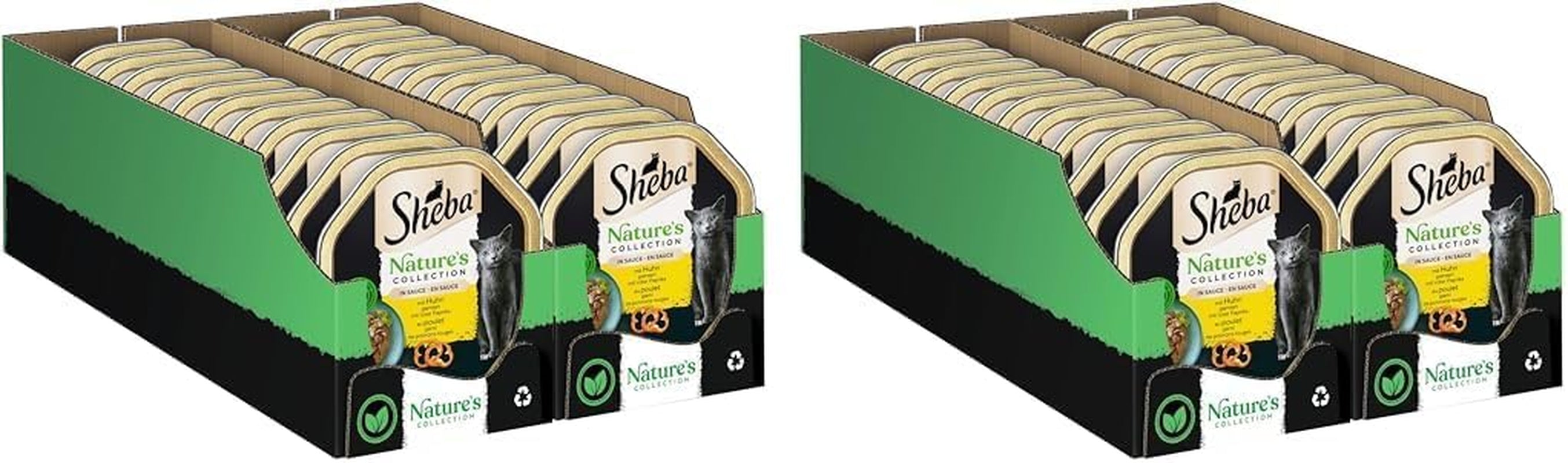 Sheba Nature`S Collection in Sauce - Cea mai fină hrană umedă pentru pisici în bol - Poultry Variation - 32 X 85G