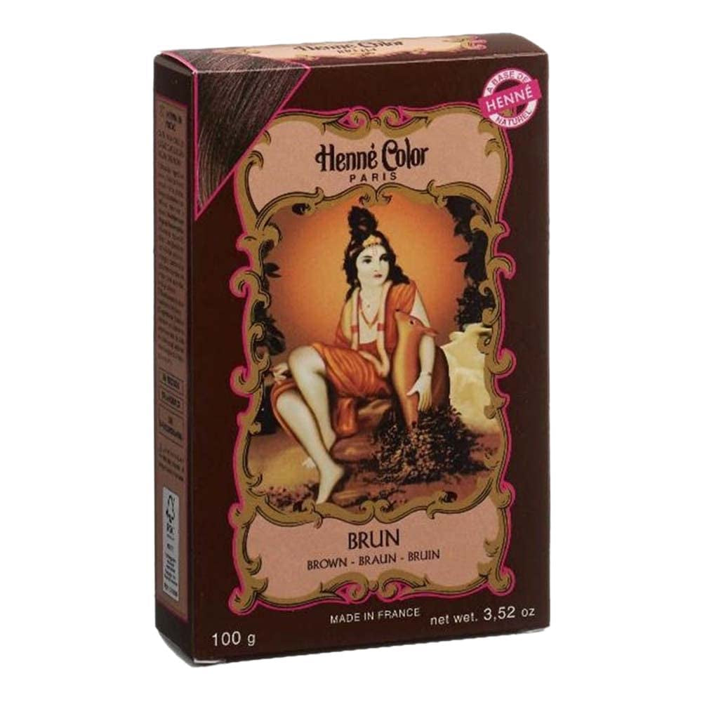 Henné Colour Henna Powder Copper 100 g Vopsea pentru par Naty Shop maro, negru 100 G (1 pachet)
