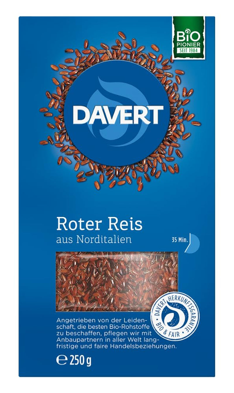 Davert arroz rojo del norte de Italia 250 g