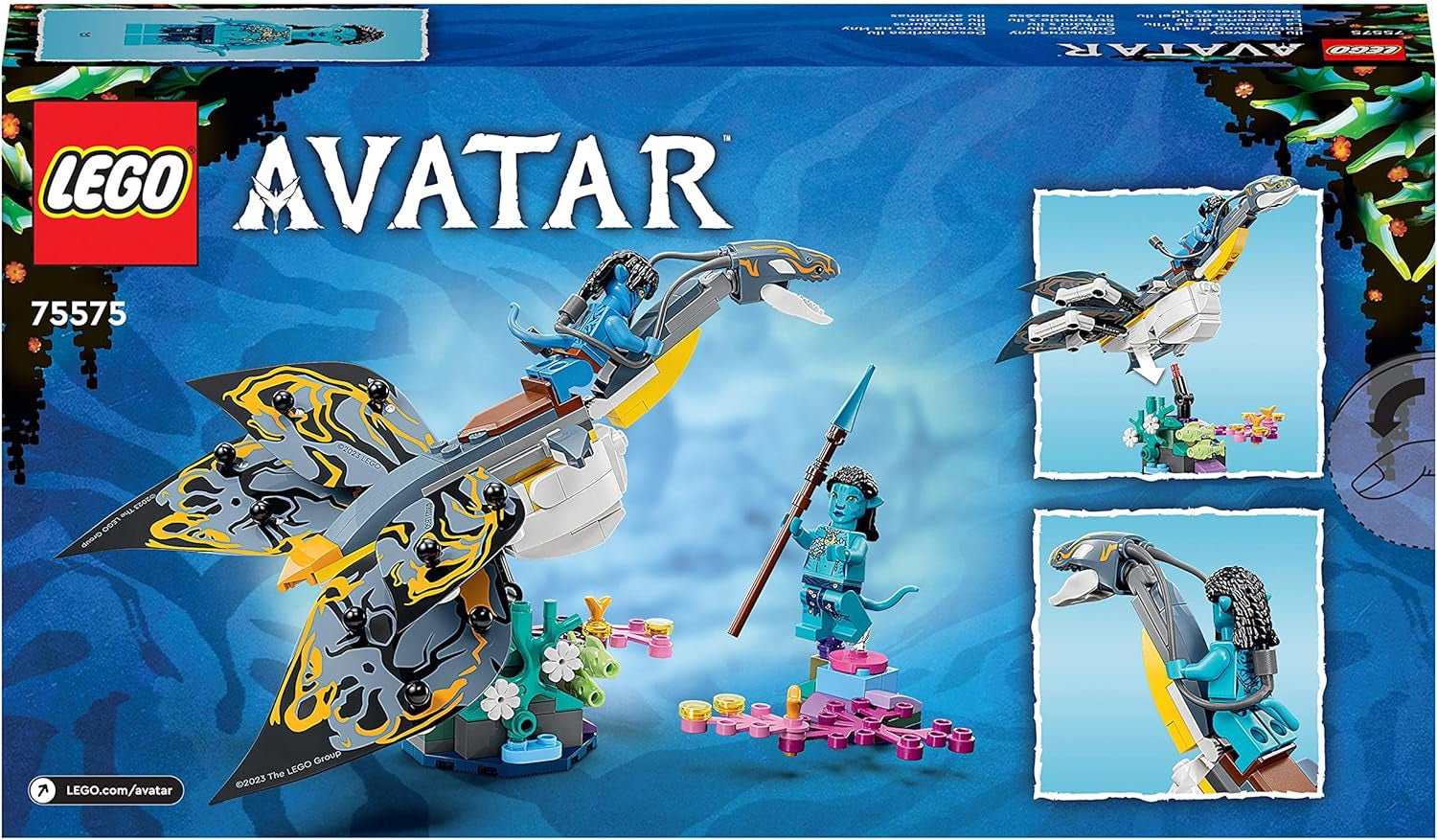 LEGO Avatar El Descubrimiento de Ilu Camino Acuático Juguete de Construcción con Figura Subacuática Set Pandora Collection para Niños y Fanáticos del Cine de 8 años en adelante 75575 Juegos de construcción Besuche den LEGO-Store