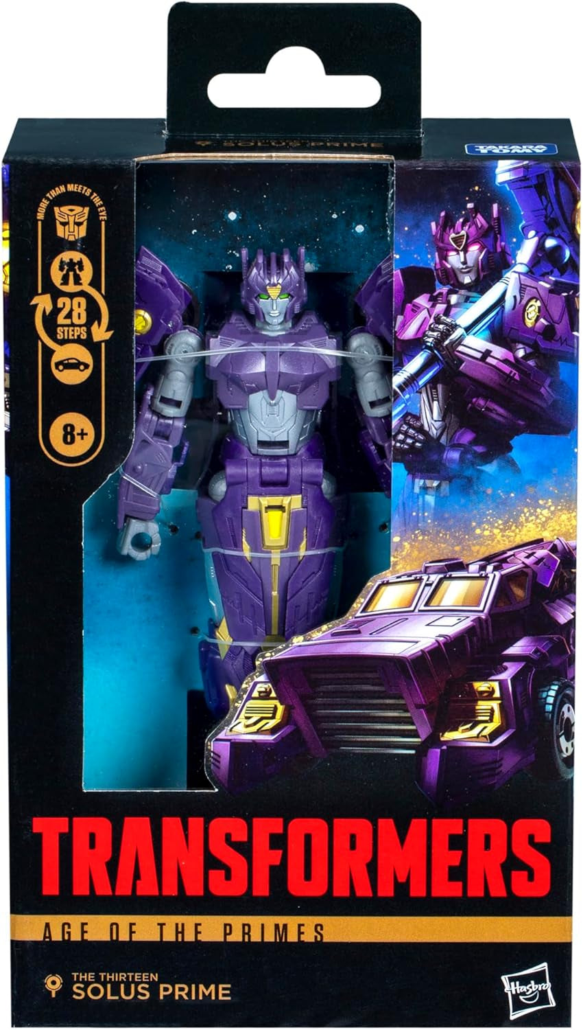 Transformers Age of the Primes Deluxe-Class the Thirteen Solus Prime Action Figure Action figures Naty Shop