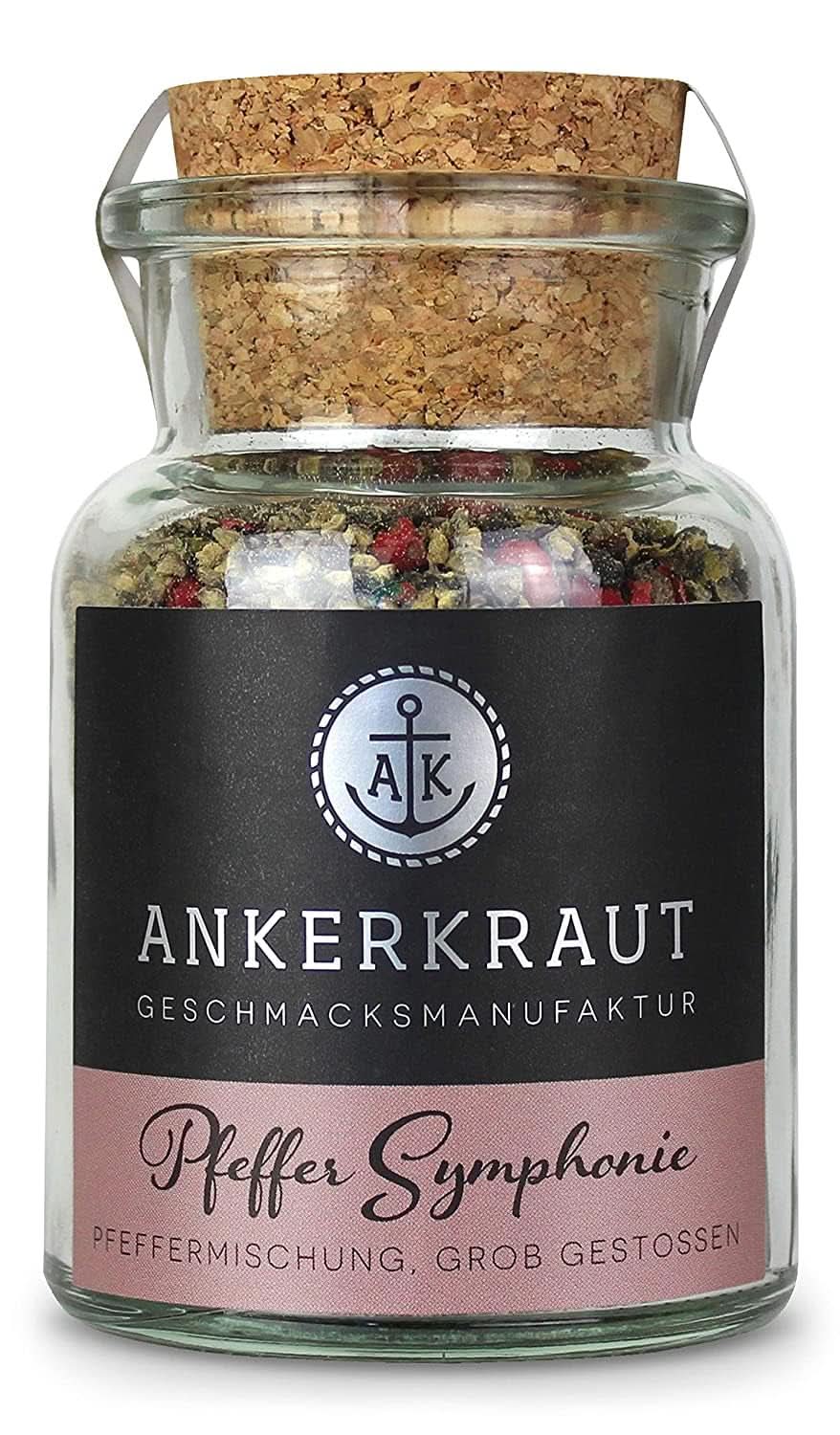 Ankerkraut Symphonie, mezcla de pimientos para condimentar con aroma y sabor, 140 gramos Naty Shop Especias Molidas 70 gramos