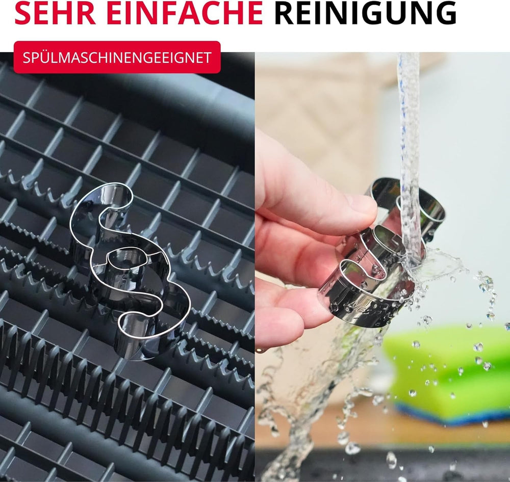 Formă de biscuiți Westmark Cologne Cathedral – Formă de biscuiți din oțel inoxidabil pentru fanii parfumului de Koln – Formă de biscuiți precisă pentru aluat, brânză, legume și decorațiuni de petrecere, 8 cm