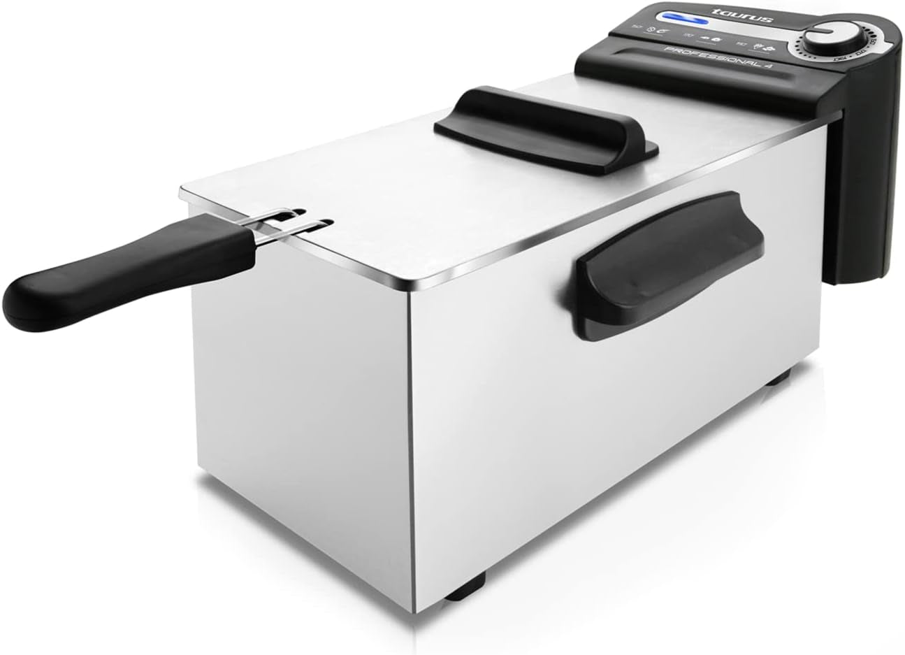 Taurus Professional 2 plus - Freidora de aceite, 2 litros, 1700 W, Acero inoxidable 18/8 Electrodomésticos Naty Shop 4L