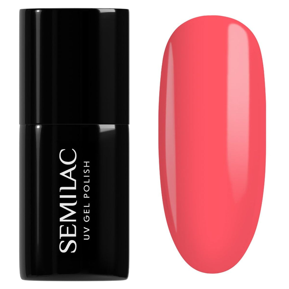 Semilac UV Nagellack Hybrid 404 Muffin de Frijoles Negros 7ml Kollektion Sabores de Otoño