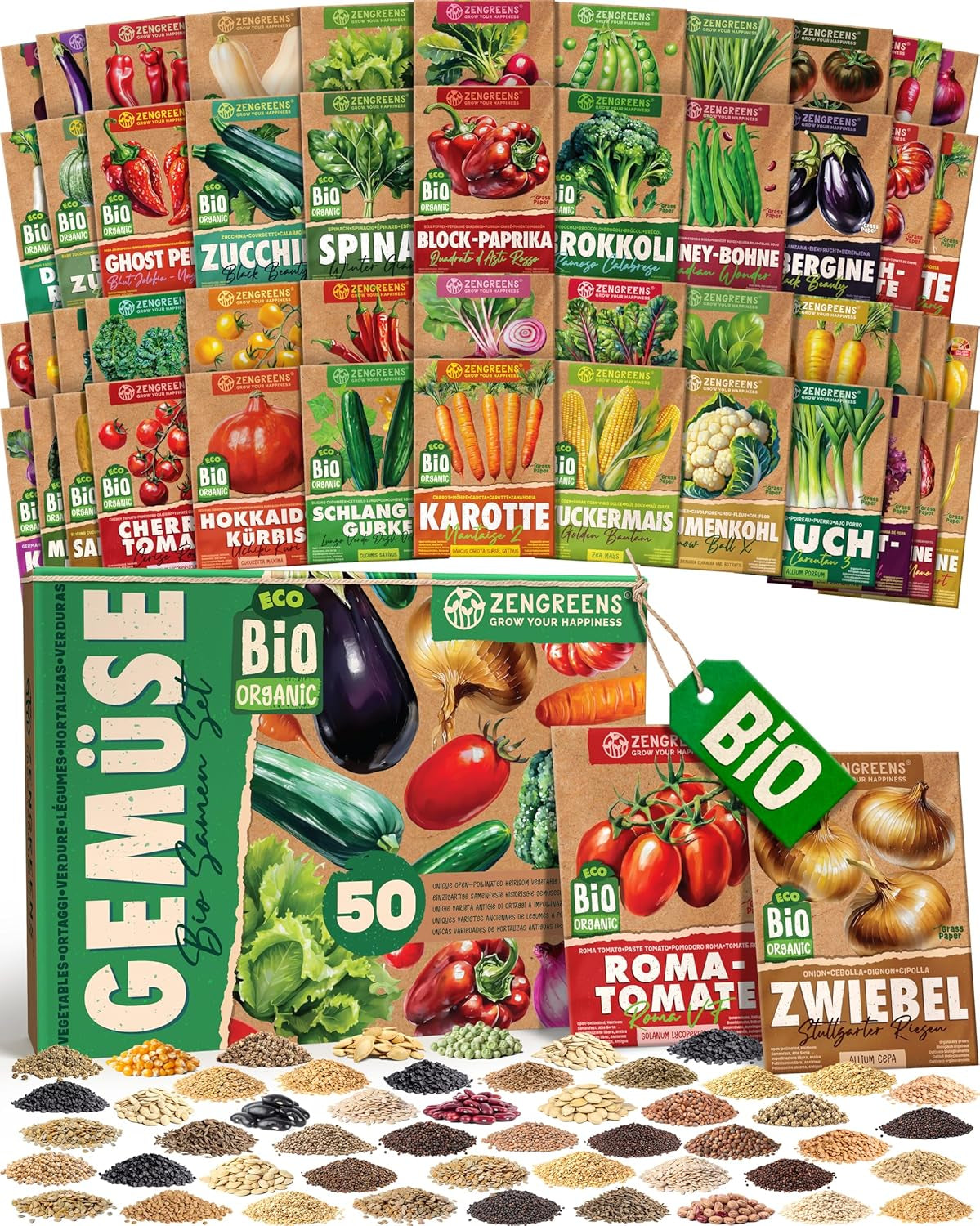 Semillas de tomate orgánicas en un juego de 10 - 10 Semillas de tomate para un fácil cultivo en el jardín, balcón o lecho elevado - Semillas de plantas - Plántulas