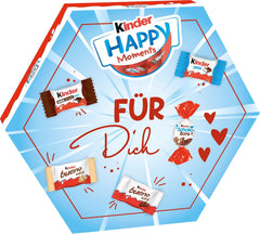 kinder Happy Moments Mini Mix - Regalo de San Valentín para él y ella - Para socializar y compartir con amigos y familiares - 161 g