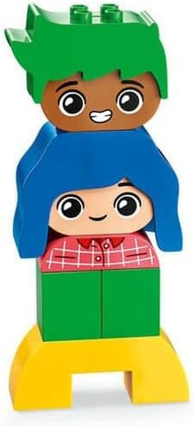 LEGO DUPLO Big Feelings, juego de construcción apilable con 23 ladrillos de colores y 4 figuras, juguete de motricidad para promover el desarrollo social y emocional de niños pequeños a partir de 18 meses 10415 Juegos de construcción Beuche den LEGO-Store