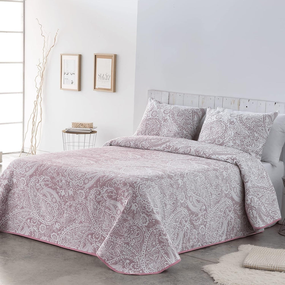 VIALMAN Manta ligera Sofia 29, Algodón Poliéster, Marrón, Cama 135: 230 X 270 Cm Camas y Mantas Besuche den VIALMAN-Store Rosa 105X190 Cm