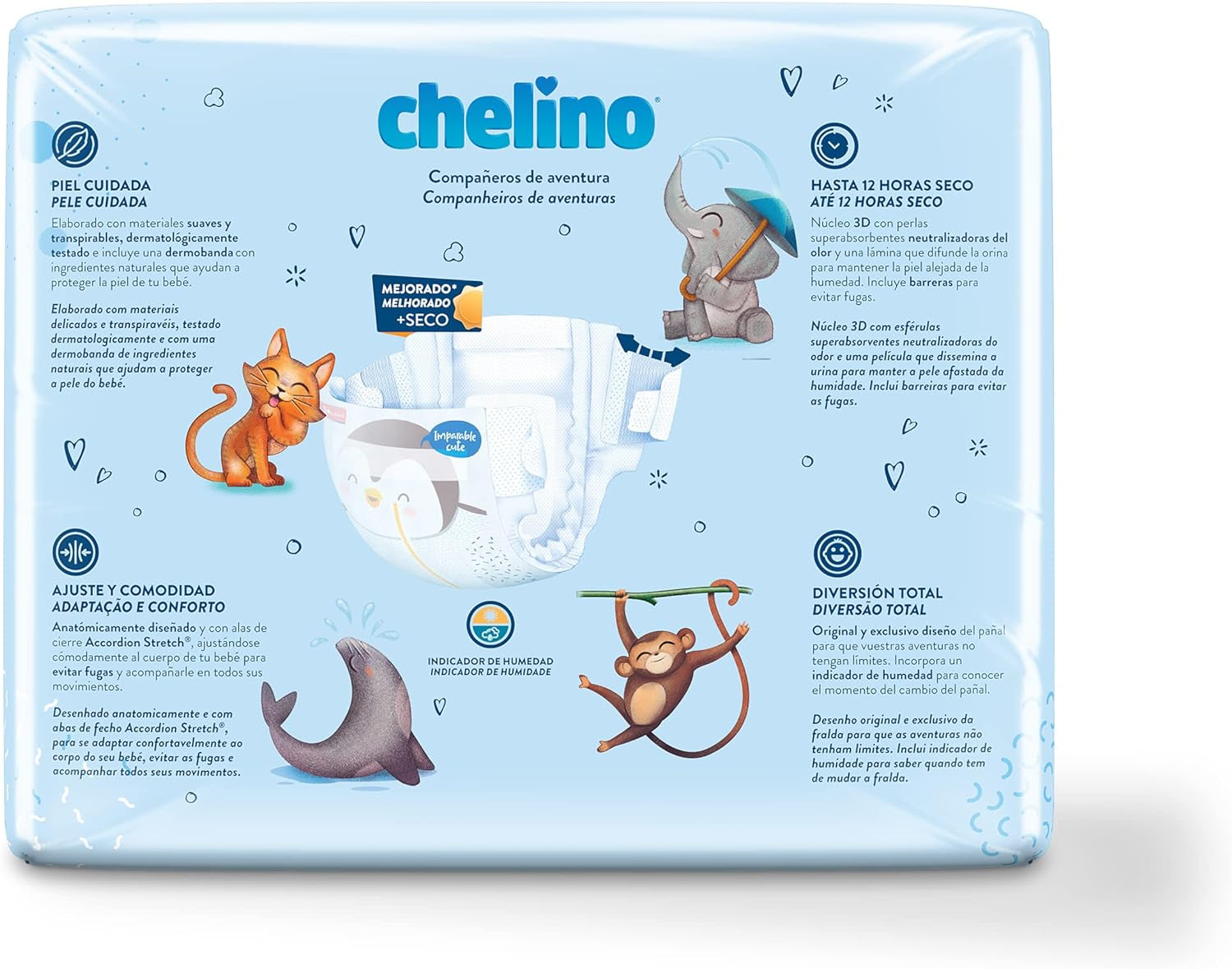 Pañales Indas Fashion & Love, Junior T 5 para 13-18 kg, (30 piezas)