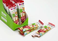 Barrita Leopardo Hipp Fruit-Friend Bio, yogur-cerezas en puré de plátano, 22 x 23g Madre e Hijo Naty Shop
