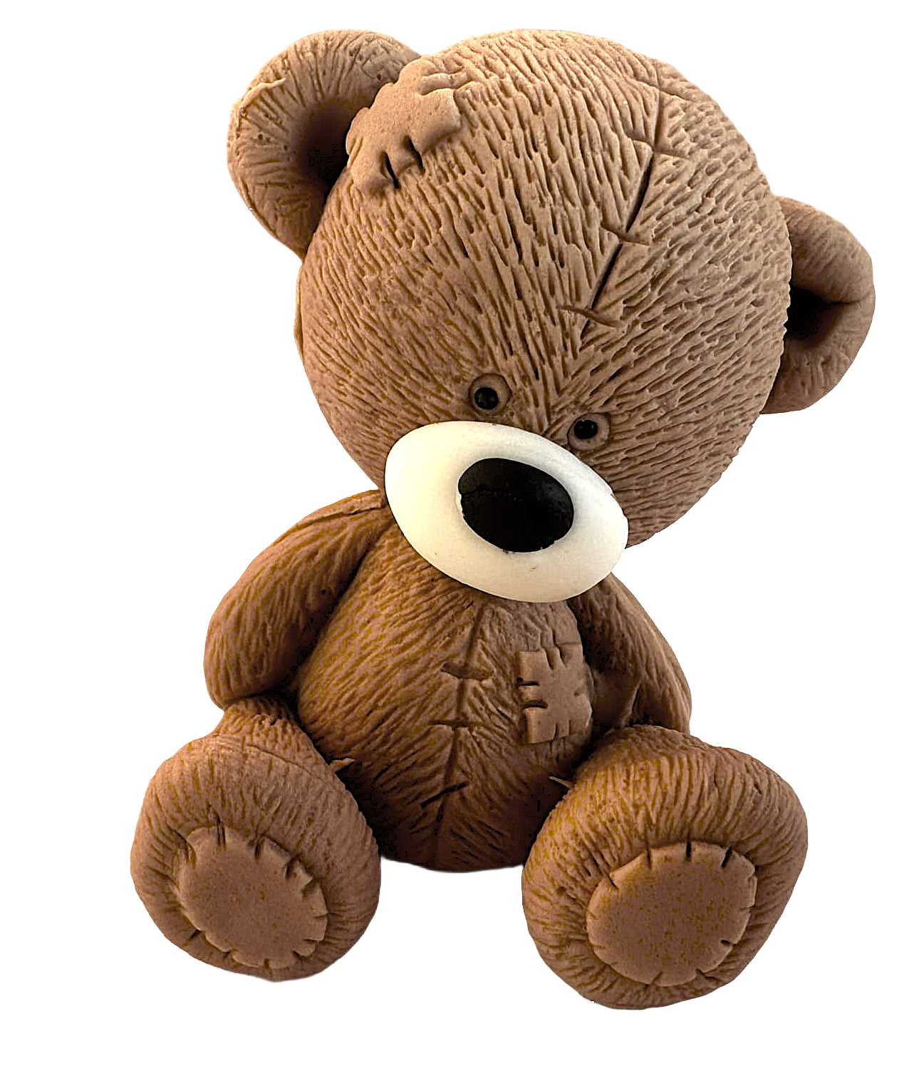 Decoratiune comestibila din pasta de zahar, Ursulet Decoratiuni din Pasta de Zahar Naty Shop