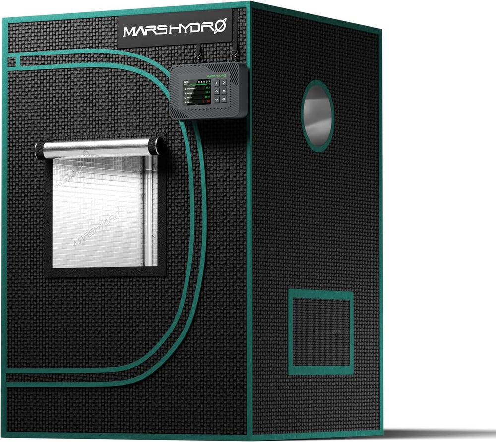 MARS HYDRO Tienda de Cultivo 60x60x140cm, Tienda de Cultivo Interior, Tiendas de Cultivo Mylar Reflectantes para Hidroponía, Bandeja Inferior Extraíble para Espacio de Cultivo de Plantas