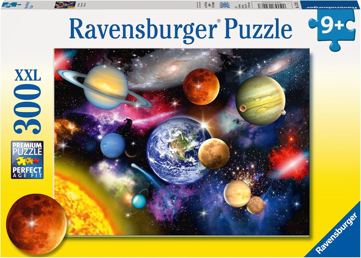 Puzzle pentru copii Ravensburger - 13226 Sistemul solar - Puzzle spațial pentru copii de peste 9 ani, cu 300 de piese în format XXL Puzzle Naty Shop Titlu implicit