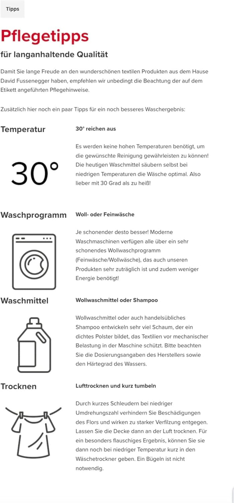 Manta de algodón David Fussenegger Manta de 150 x 200 cm con estampado de degradado de color Camas y mantas mullidas David Fussenegger