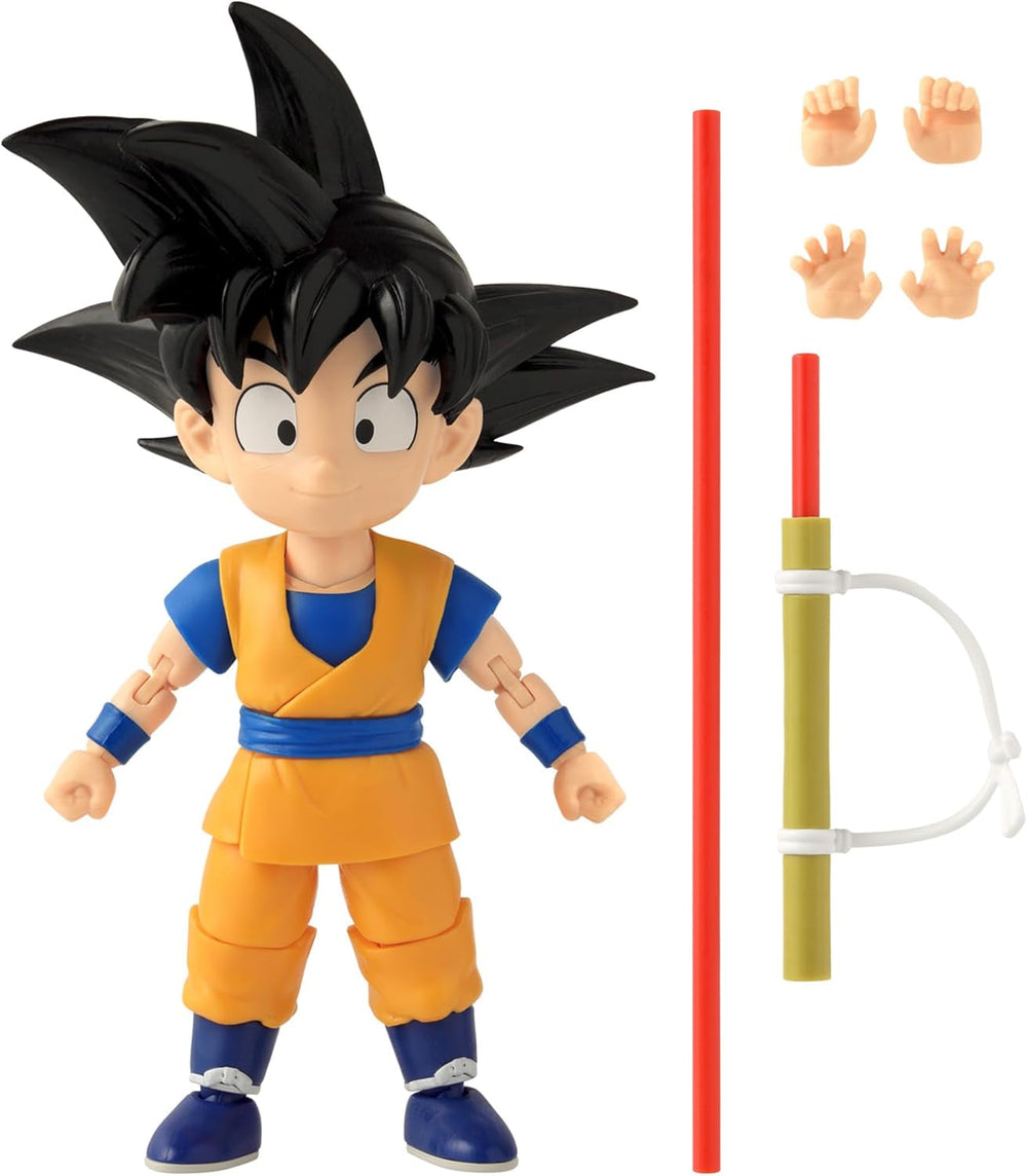 BANDAI - Dragon Ball Daima Kid Goku - Figura Dragon Star 17 cm - Figura Kid Goku con accesorios - Licencia Oficial Dragon Ball - Figura Mini Goku móvil - Juguete a partir de 4 años - 40735 Figuras de acción Naty Shop