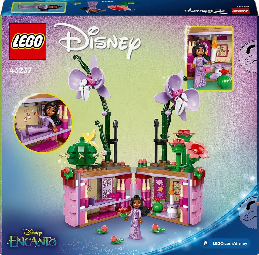 LEGO Ç€ Maceta de Isabella Encanto de Disney, juego de orquídeas de juguete de construcción para niños, juego de construcción decorativo con minimuñeca del personaje de la película, idea de regalo para niñas y niños a partir de 9 años 43237 Juegos de construcción Beuche den LEGO-Store