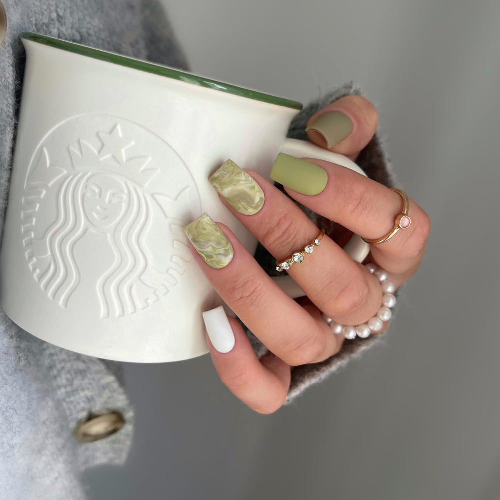 Esmalte de uñas Semilac UV 659 Matcha Latte 7 ml