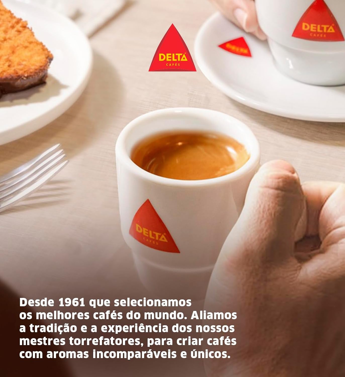 Lot boabe de cafea Delta, ambalaj Gold, 500 g