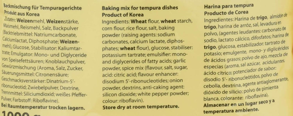 Backmischung Für Tempura Gerichte, 5Er Pack (5 X 1 Kg) Mezcla para hornear y cocinar Naty Shop