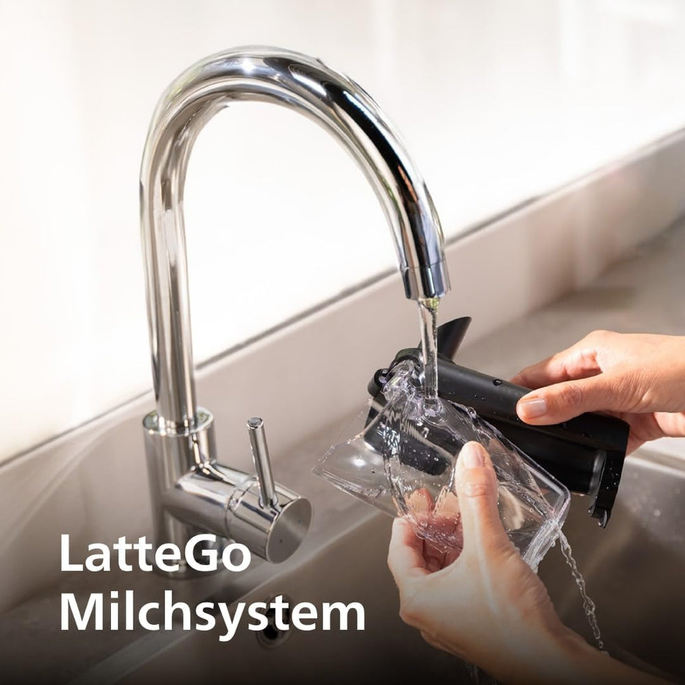 Espressor Philips seria 5400 – Bucurați-vă de 12 băuturi, LatteGo cu curățare rapidă, afișaj TFT intuitiv, setări personalizabile pentru cafea, design premium pentru bucătărie (EP5441/50)