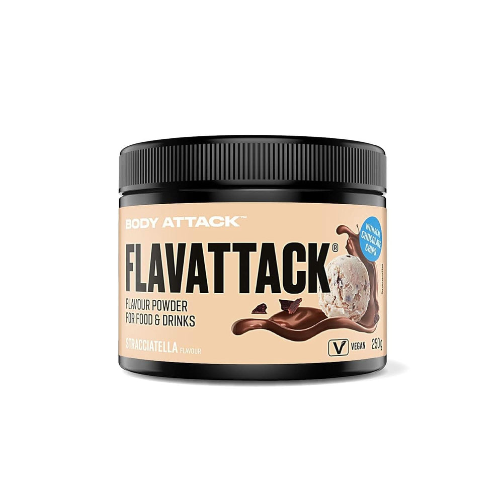 Body Attack Flavattack®, Double Choc Brownie, 250G / 83 porciones Aromas Naty Shop 250 gramos Stracciatella