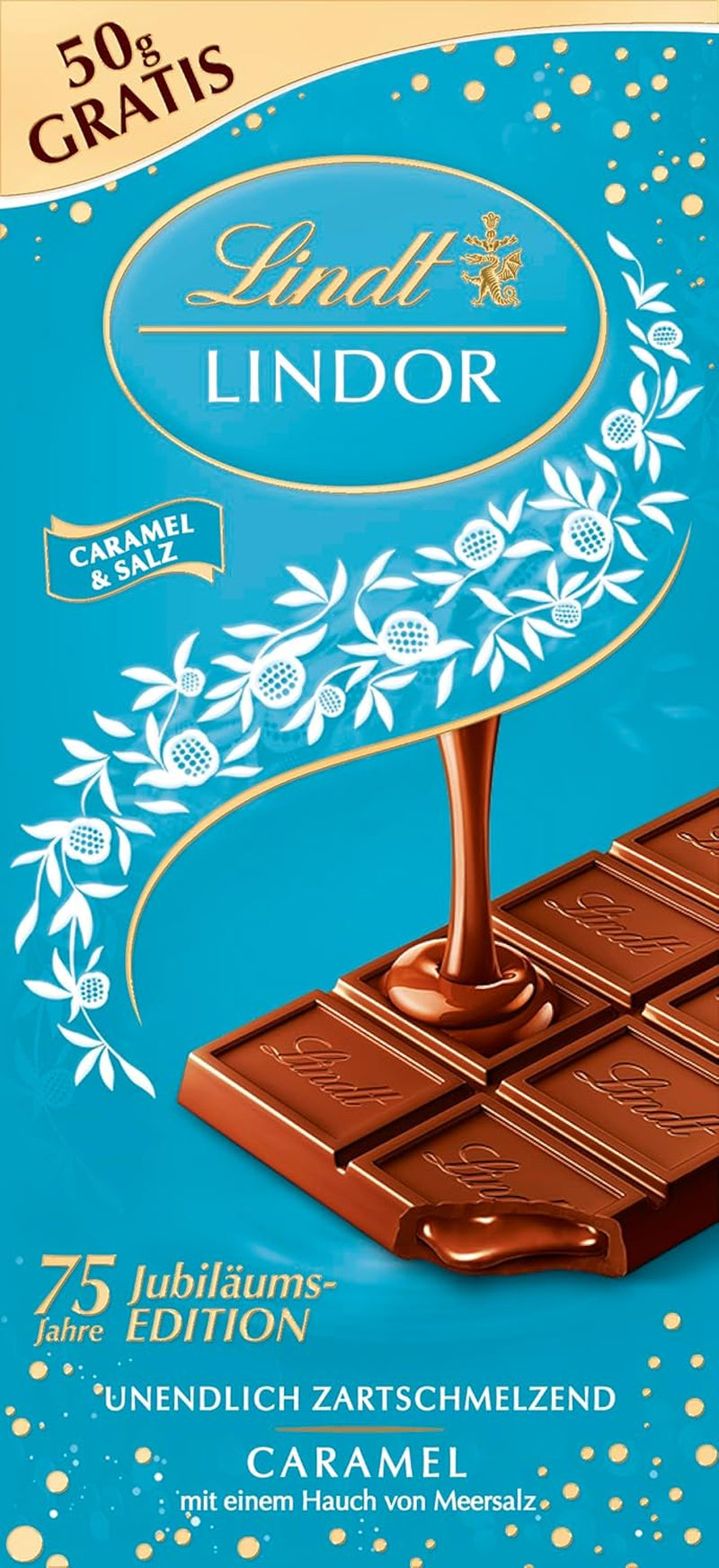 Chocolate Lindt | LINDOR sobres para tarta de queso | 137g | 10 bolas de chocolate con leche con relleno de tarta de queso que se derrite en la boca | regalo de chocolate