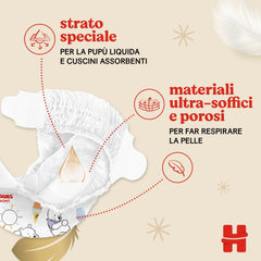 Pañales Huggies Extra Care, talla 3 (6-10 kg), 2 paquetes de 40 pañales